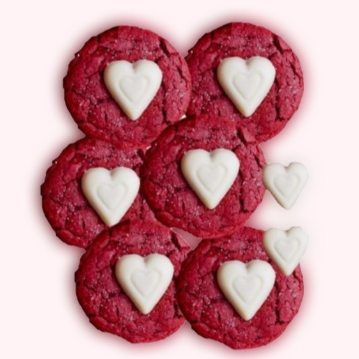 Red Velvet Heart Cookies online delivery in Noida, Delhi, NCR,
                    Gurgaon